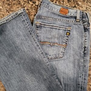 Lee Light Blue Straight Leg Jeans